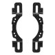 LED Fog Light Adapter Brackets for Steel Bumper Wrangler Oracle