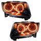 For 2011-2013 Jeep Grand Cherokee SMD Headlights (Non-HID) - Chrome Oracle