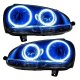 For 2006-2010 Volkswagen Jetta SMD Headlights - Chrome Oracle