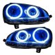 For 2006-2010 Volkswagen Jetta PLASMA Headlights - Chrome Oracle