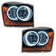 For 2004-2006 Dodge Durango SMD Headlights - Black Oracle
