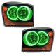 For 2004-2006 Dodge Durango SMD Headlights - Black Oracle