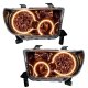 For 2007-2011 Toyota Tundra SMD Headlights - Black Oracle