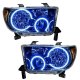 For 2007-2011 Toyota Tundra PLASMA Headlights - Black Oracle