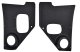 1955-1959 Chevy & GMC Truck  Kick Panels with 4" Speaker Holes