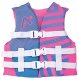 Airhead Youth Girls Trend Vest Hot Pink/Sky Blue Type III Life Jacket