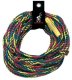 Airhead 4-Rider Tube Tow Rope 60ft with Rope Keeper - Heavy-Duty 16 Strand Design