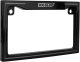 XK Glow Motorcycle License Plate Frame Light with Turn Signals Black