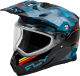 Fly Racing Trekker Cold Weather Conceal Helmet (Slate/Black/Red (Dual Shield), Large)