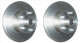 1966-1969 Mopar B-Body Charger Coronet Road Runner GTX 11" Front Disc Brake Rotors - Pair for Mod...