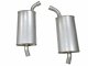 C2 1963-1967 Corvette Muffler Pair Aluminized 2 Inch