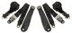 C3 1970-1971 Corvette Replacement Horizontal Mount Single Retractor Belts