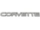 C4 1984-1990 Corvette Rear Bumper Emblem Brushed Chrome