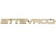 C4 1984-1990 Corvette Rear Bumper Emblem Gold Finish