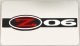 C5 1997-2004 Corvette Exhaust Plate Z06 Logo