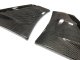 C7 Corvette Carbon Fiber Z06 Style Lower Quarter Panel Brake Scoops For Stingray