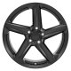 C8 Corvette Reproduction Replica Satin Black 5-Spoke Rim Wheel 19x8-55