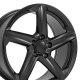 C8 Corvette Reproduction Replica Satin Black 5-Spoke Rim Wheel 19x8-55