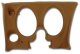 CCD Dash Pad Dark Saddle Lower LH For 1973 Corvette