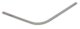 Hardtop Rear Window Lower Molding Retainer Strip RH For 1961-1962 Corvette