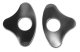 Softtop Latch Striker Plates- For 1953-1955 Corvette