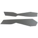 Leather Console Side Panels- Gray For 1982 Corvette
