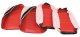 Vinyl Seat Covers- Red For 1965 Corvette