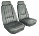 Leather-Like Vinyl Seat Covers Gunmetal For 1969 Corvette