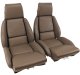Mounted "Leather-Like" Vinyl Seat Covers Gray Standard For 1988 Corvette