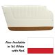 Door Panels White W/Red Carpet Coupe W/Felt For 1964 Corvette