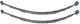 Grab-A-Trak 4 Leaf Springs 1" Lowering For 1964-1973 Mustang