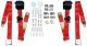 Handling Kit-Standard Eye 45-Leaf Springs 1-1/8 Sway Bar For 65-66 Mustang