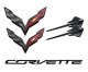 C7 Corvette Carbon Flash Metallic Emblem Package