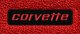 1982 C3 Corvette Floor Mats with Embroidered Corvette Logo