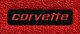 1978 C3 Corvette Floor Mats with Embroidered Corvette Logo