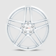 2020-2023 C8 Corvette Cray Panthera Chrome Wheel Rim 18" Front