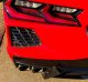 2020-2025 C8 Z06 Corvette High Gloss Carbon Fiber Rear Fascia Side Air Vent Replacements - Pair