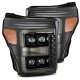 2011-2016 Ford NOVA-Series LED Projector Headlights Alpha-Black Plank Style Design