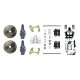 1958-1958 Chevrolet Biscayne Front Brake Conversion Kit The Right Stuff FSC58DCDX