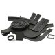 1964-1965 C2 Corvette Engine Compartment Seal Kit (327 W/ac)