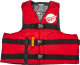 Fly Racing Adult Nylon Flotation Vest (Red/White 2X-Large)