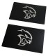 2015-2018 Dodge Challenger Hellcat Logo Visor Warning Label Decal Covers