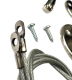 1970-1974 Dodge Challenger Mopar Hood Pin Kit with 18" Lanyards