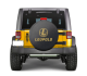 Leupold Spare Tire Cover Gold Stacked Logo
