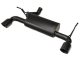 2007-2016 Jeep Wrangler JK Magnaflow Black Axleback Exhaust