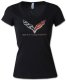 C7 Corvette Ladies Scoop Neck Rhinestone Tee