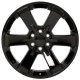 Chevy Silverado Tahoe GMC Yukon 22" Replica Wheel CV41 Rally Black 22x9