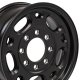 16"x6.5" Replica Wheel Fits Chevy Suburban Rim - OE Wheels CV82 Black Wheel