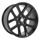 Dodge RAM 22" Replica Wheel DG51 Rim 22x10 Black Wheel