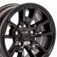 17" Replica Wheel DG55 Fits Dodge RAM Rebel Rim 17x8 Black Wheel